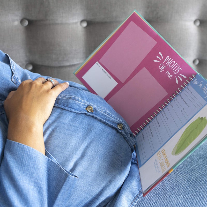 Unconditional rosie My Belly Book | Pregnancy Journal and Baby Memory Book with Stickers | Baby's Scrapbook and Photo Album | Pregnancy Journals for First Time Moms | Pregnancy Journal Memory Book - Image 5